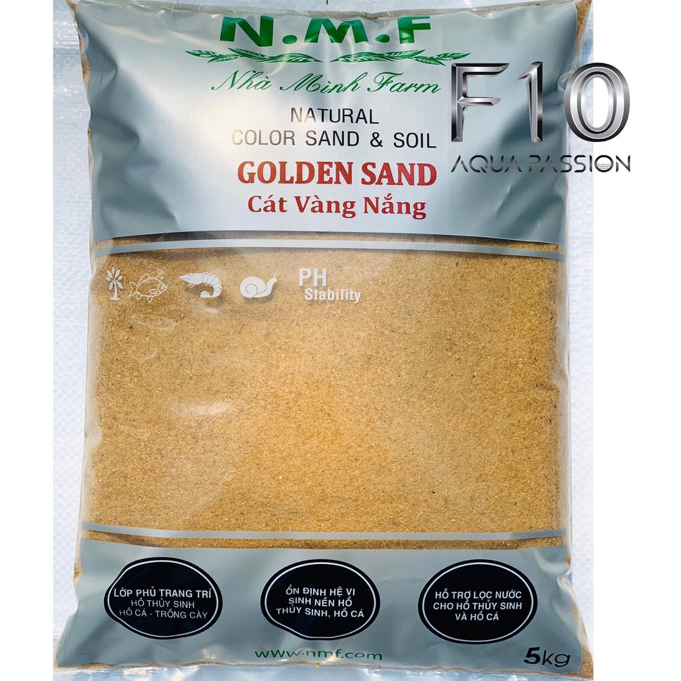 Cát nắng vàng 1kg trải nền bể thuỷ sinh - cát trải nền siêu đẹp