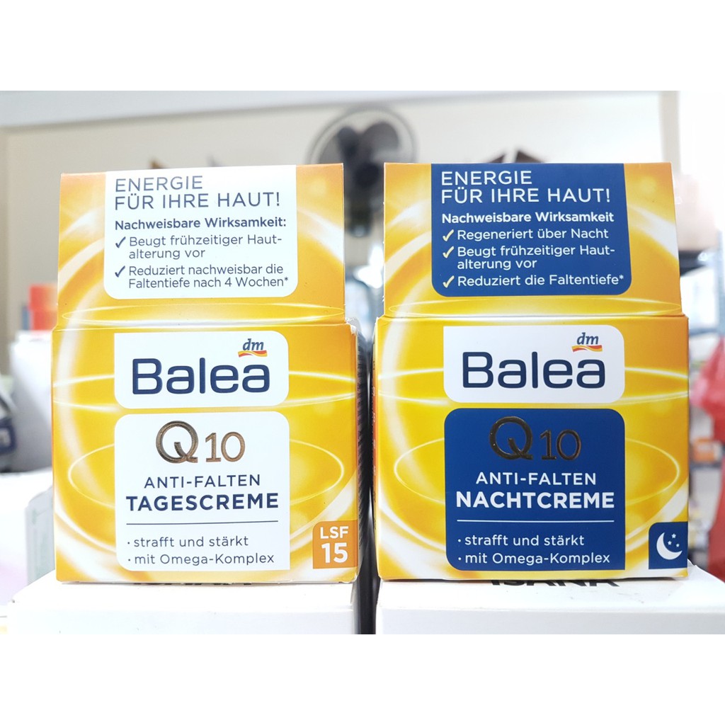 Kem dưỡng da Balea Q10 Anti Falten ngày và đêm - Kem đêm
