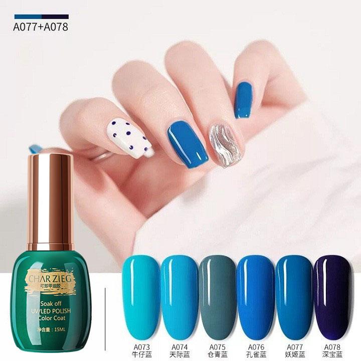 [HCM]Sơn gel Charzieg bảng màu 73-78 15ml
