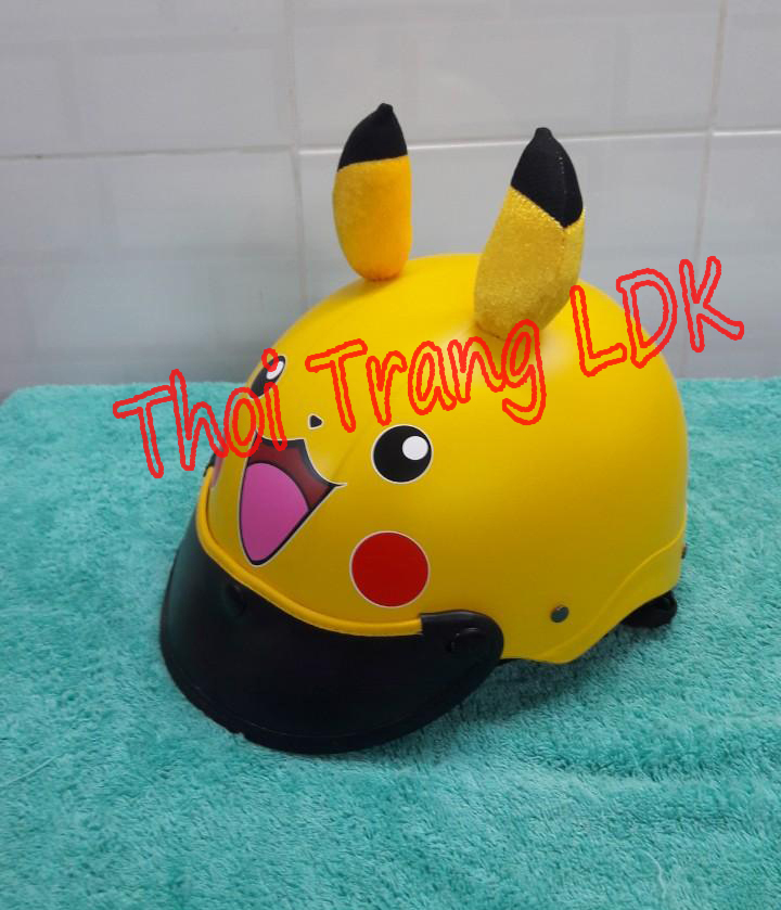 Nón bảo hiểm pikachu