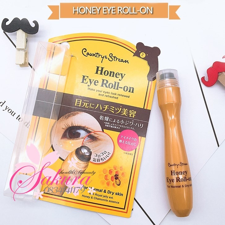 CÂY LĂN MẮT MẬT ONG HONEY EYE ROLL ON  - 2991