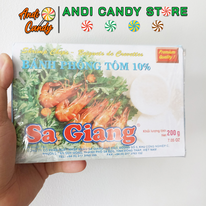 Bánh Phồng Tôm Đặc Biệt Sa Giang 200gr