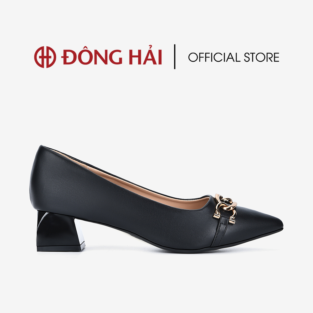 Giày cao gót nữ zucia mũi nhọn đế vuông 4cm công sở - gth49