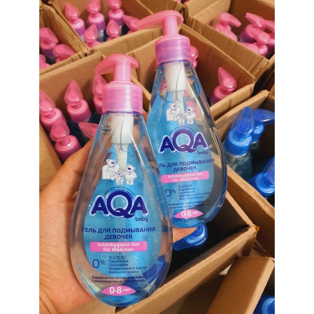 Dung dịch vệ sinh aqa cho bé 250ml
