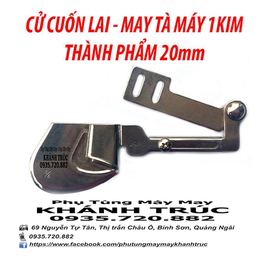 Cử lai 20mm máy may 1kim công nghiệp