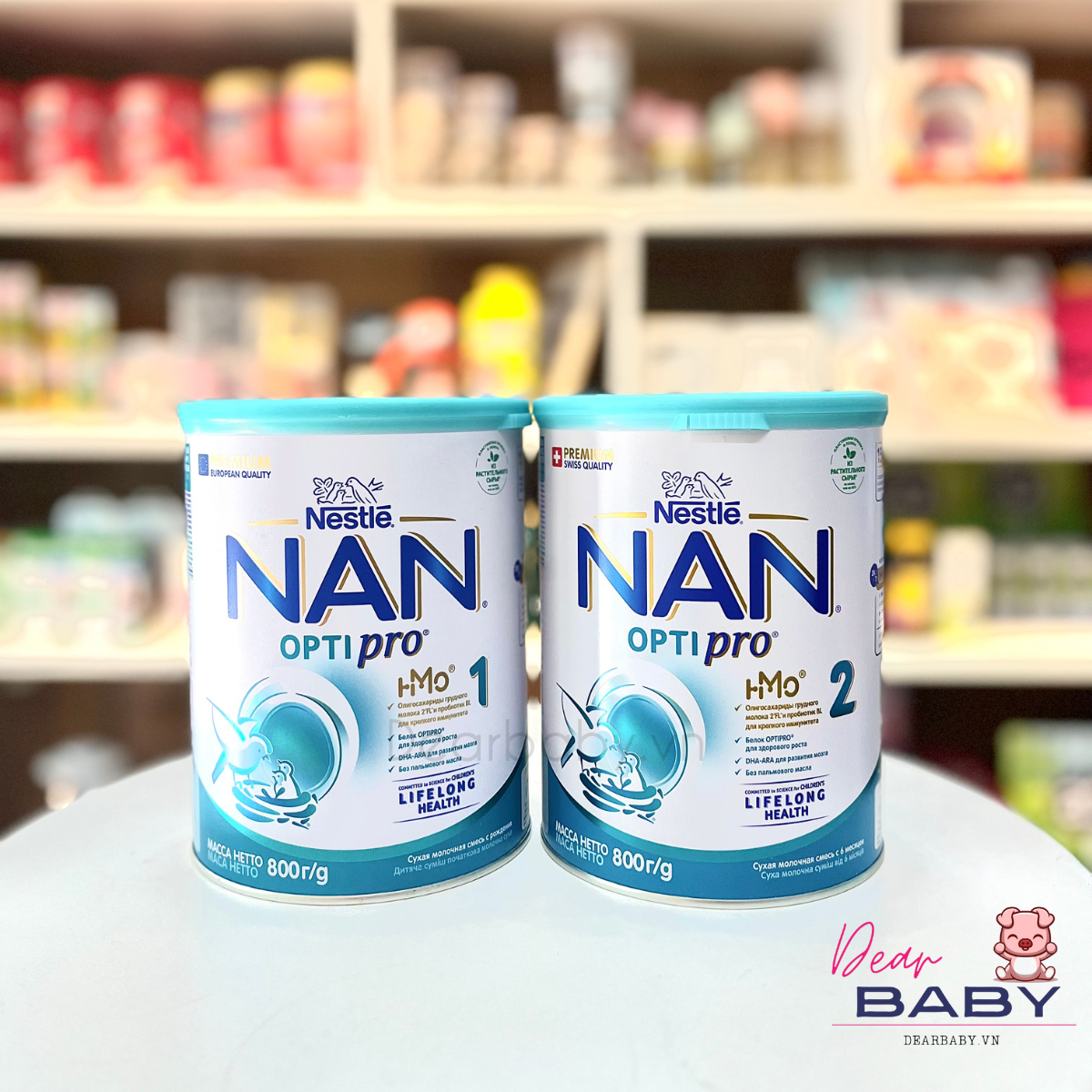 Sữa NAN NGA 800G OPTIPRO (đủ 4 số 1,2,3,4)