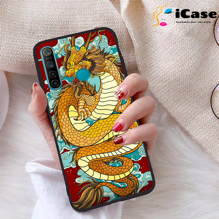 Ốp lưng Realme 5 viền dẻo TPU BST Rong