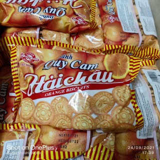 Combo 10 Gói Bánh Quy Cam Hải Châu Orange Biscutits 130g thumbnail