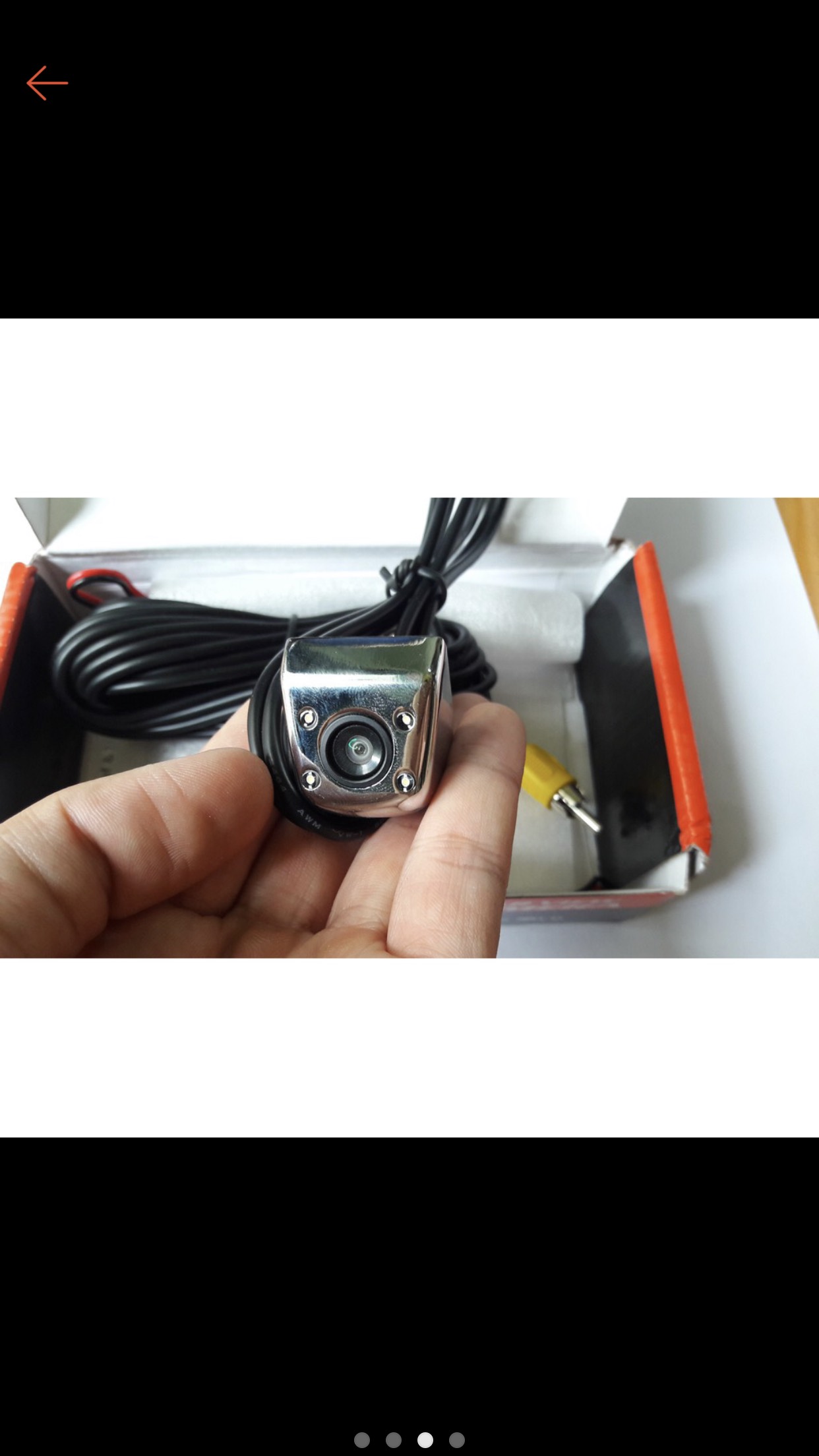 CAMERA LÙI Ô TÔ XI CROM 4 ĐÈN LED