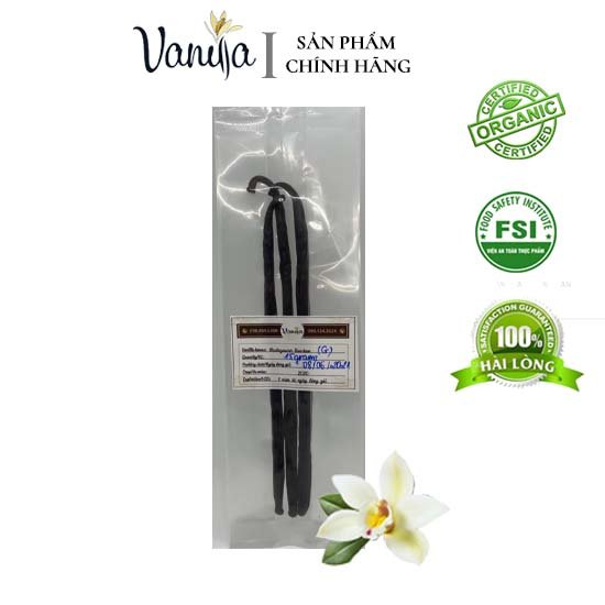 Quả Vanilla Madagascar Thượng hạng (SET 15 GRAMS)