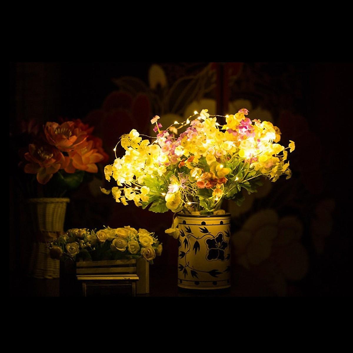 Dây đèn Fairy Light đom đóm chipsbling 10 mét dùng pin AA