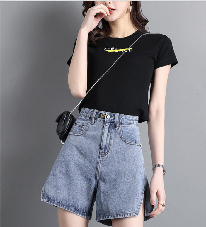 QUẦN JEAN NGỐ LỬNG NỮ XẺ LAI LƯNG CAO MÀU XANH NHẠT CAO CẤP HADI ĐỦ SIZE S, M, L FORM RỘNG VẢI MỀM TUNG TĂNG CƯỜI ĐỜI