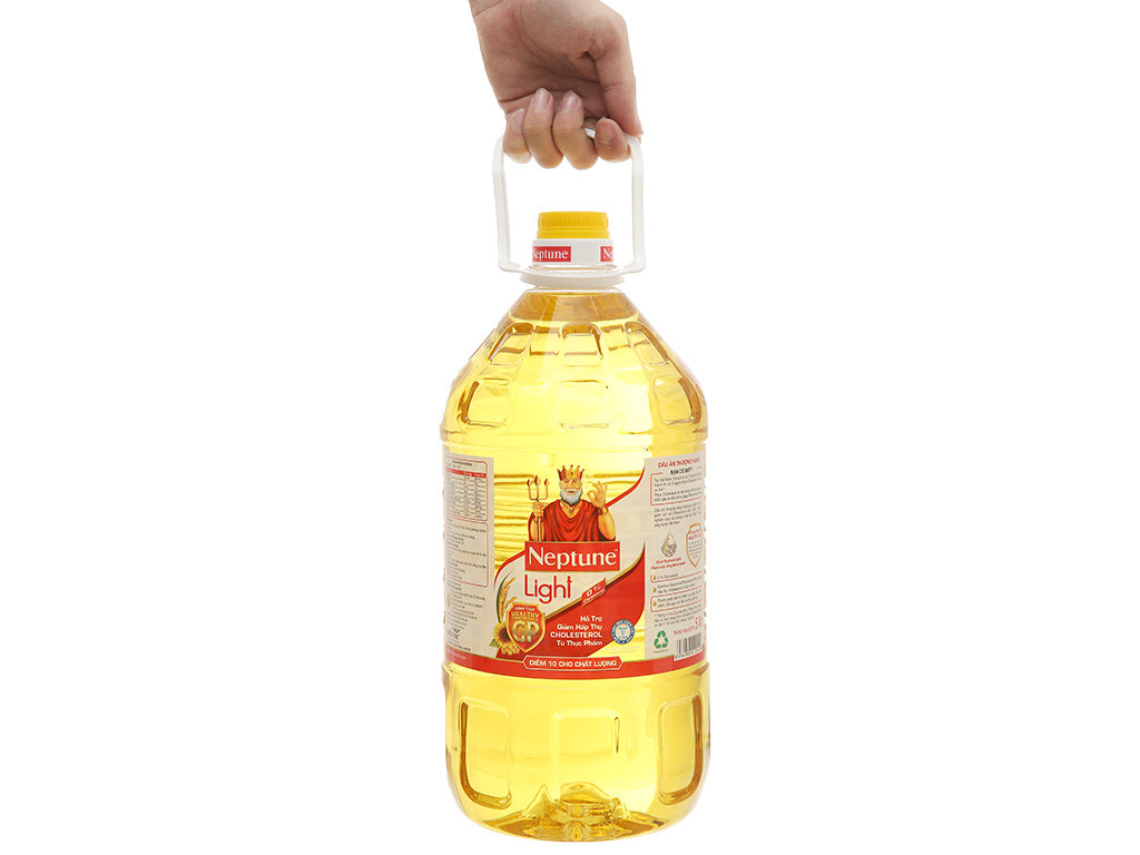 Dầu ăn thượng hạng Neptune Light can 5 lít