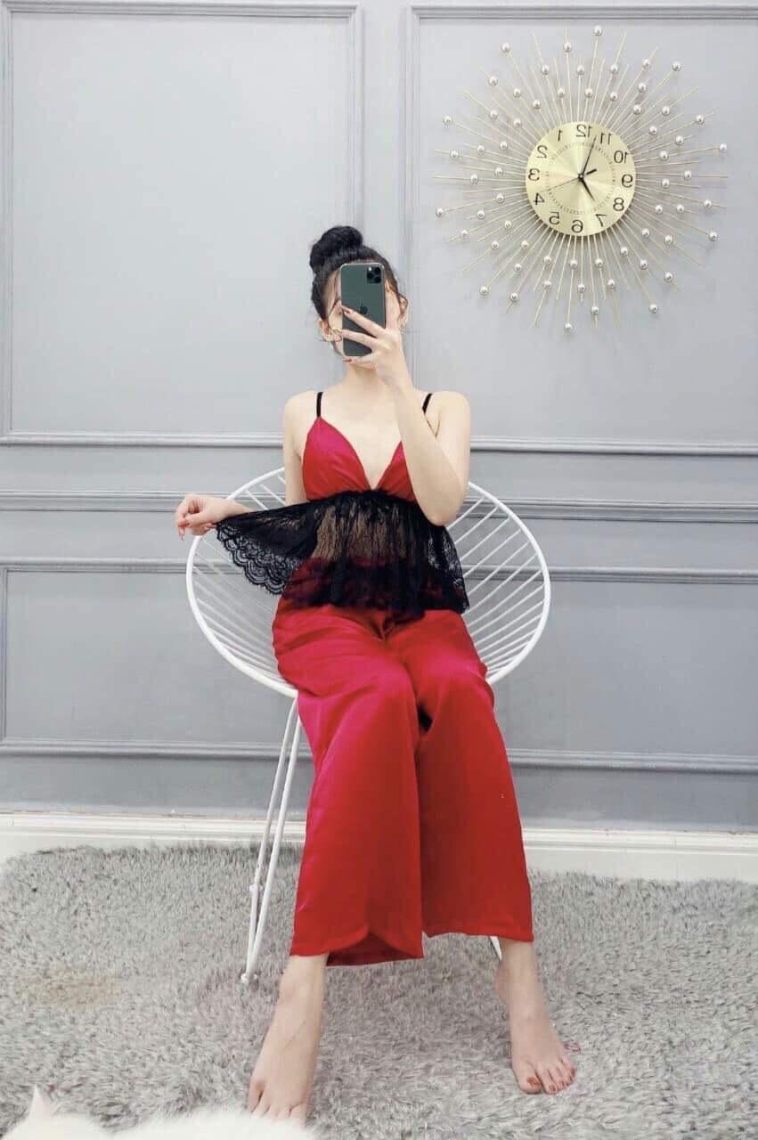 Bộ 2 dây ren lụa cao cấp. Hàng nhập, có mút ngực, nhiều màu