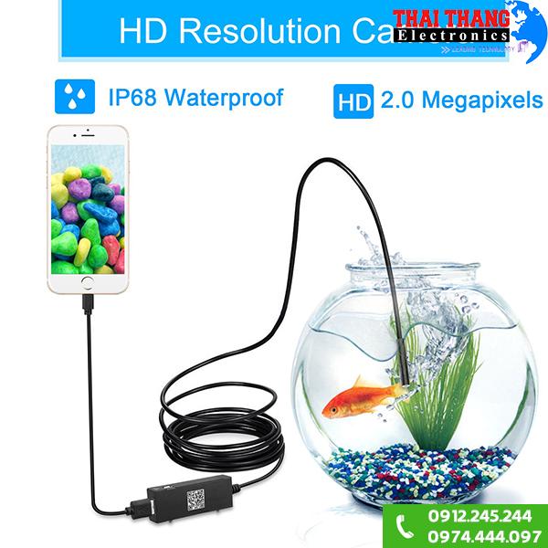 Camera nội soi gắn điện thoại Iphone Android 2M OTG88