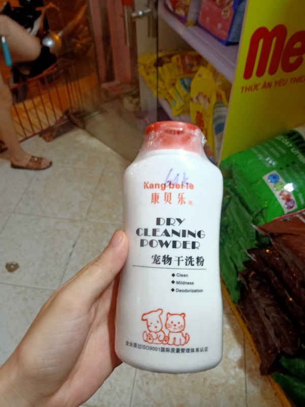 Sữa tắm khô Pet Dry Cleaning Powder | sữa tắm khô cho thú cưng,không cần tắm lại với nước Pet Dry Cleaning Powder