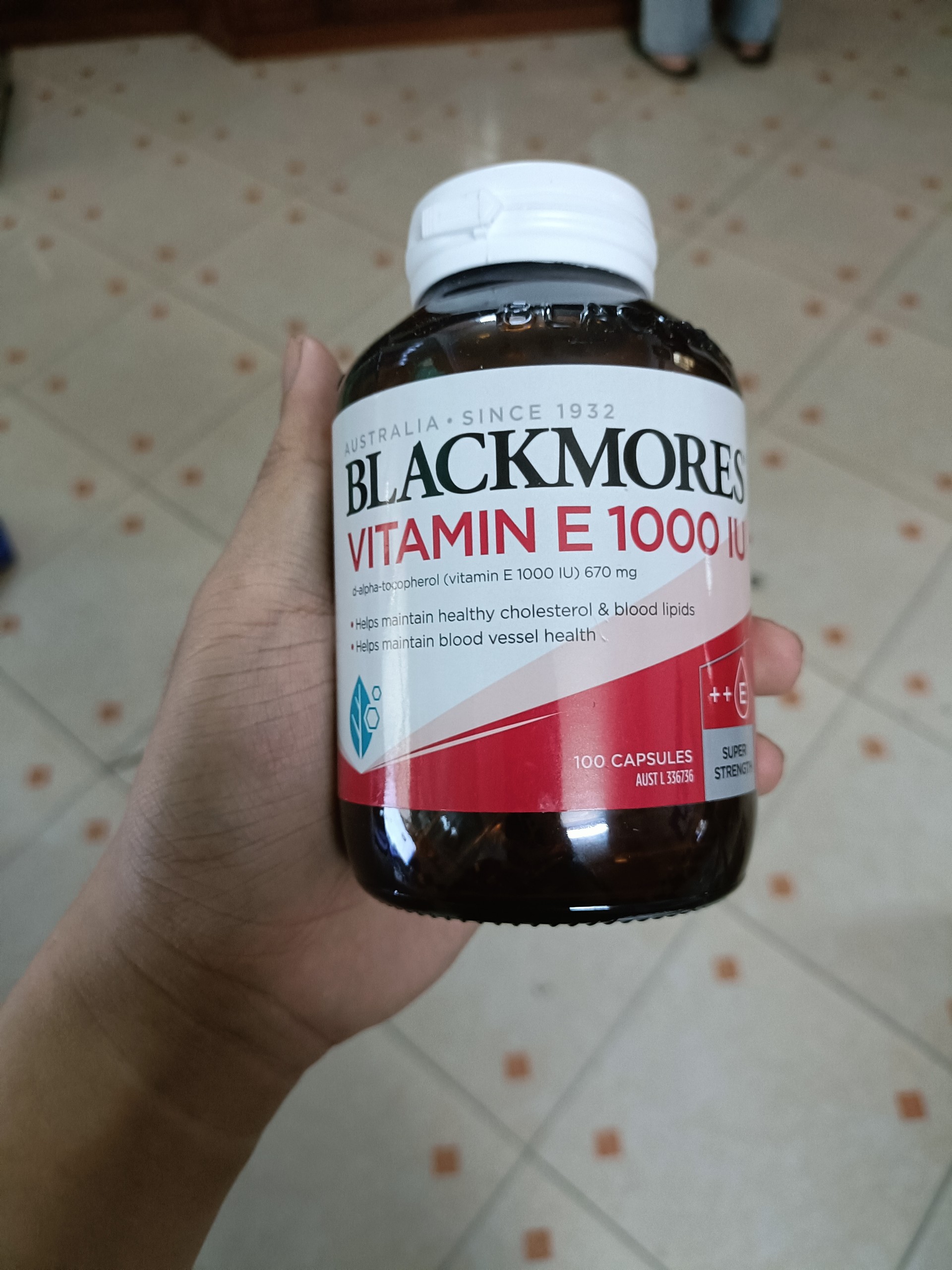 Vitamin E 1000IU Blackmores của Úc