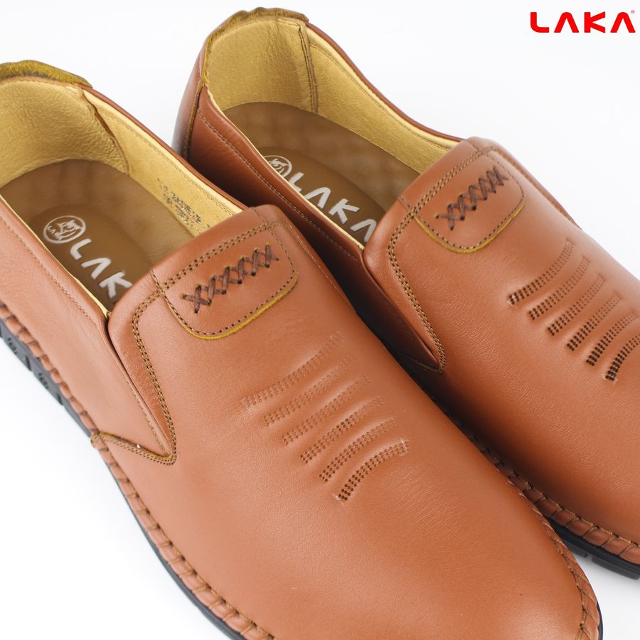 Giày lười nam da bò thật LAKA 111