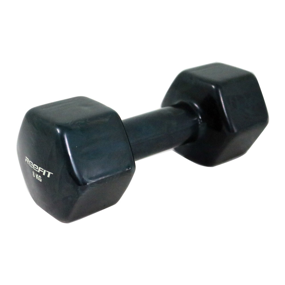 Bộ 2 tạ tay cao su 8kg Reefit (2 tạ 8kg, tổng 16kg)