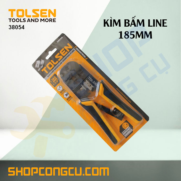 [HCM]Kìm bấm line 185mm Tolsen 38054