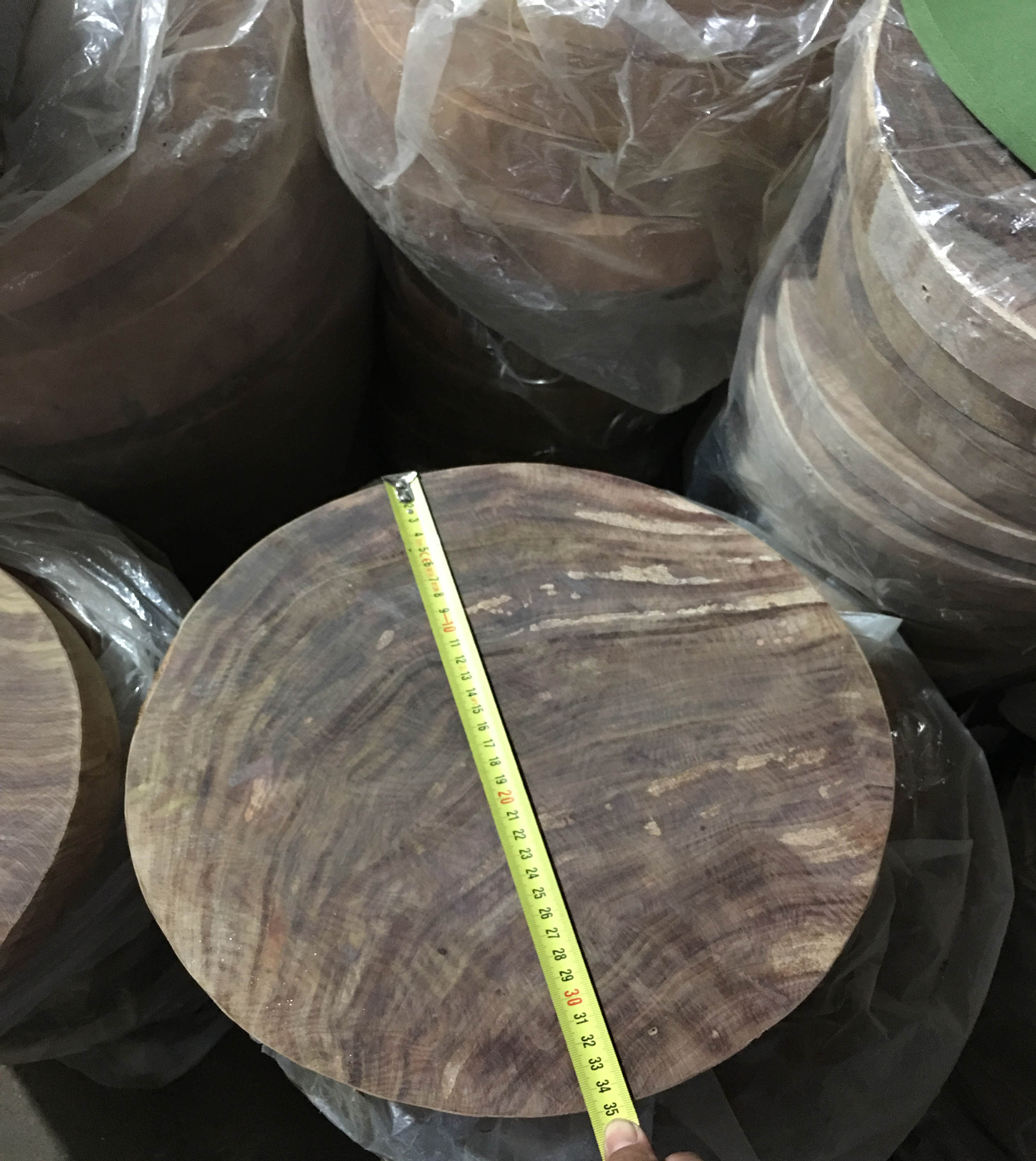 Thớt Nghiến Đá DK 35cm- Dầy 4-5cm