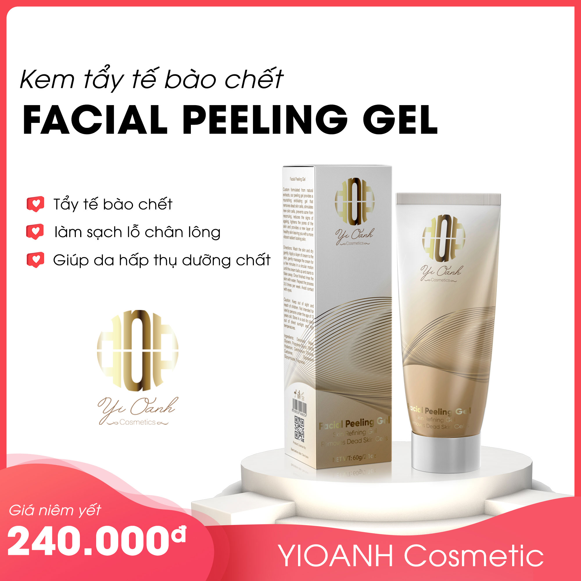 Tẩy da chết FACIAL PEELING GEL