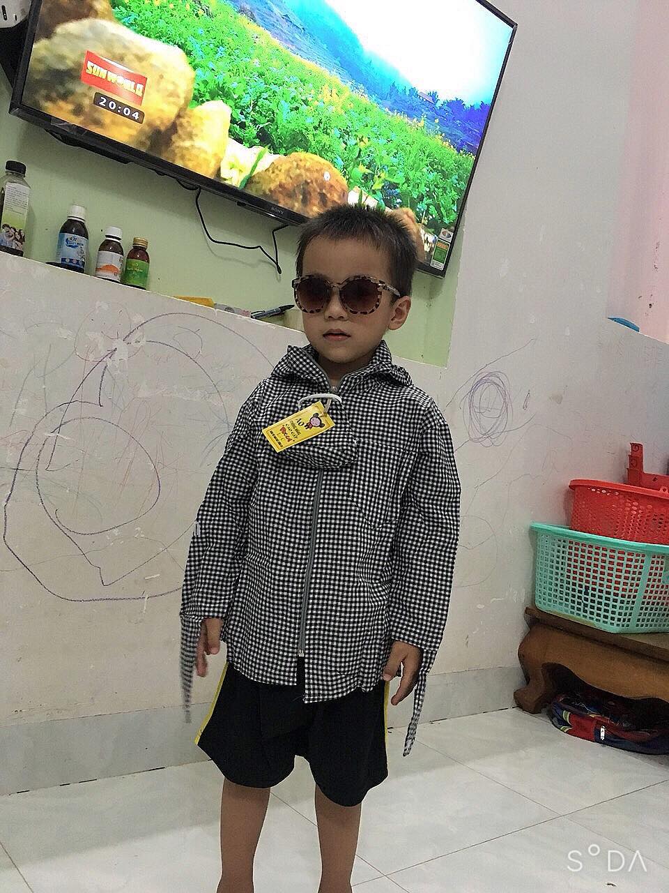 áo chông nắng cho bé trai 10-30kg