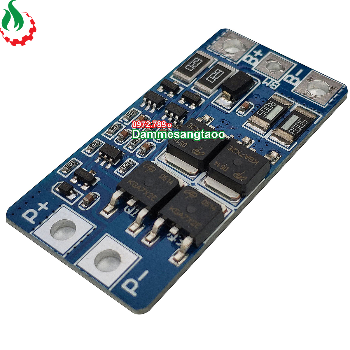 Mạch 2S 20A 7.4V (8.4V) bảo vệ pin Li-ion 3.7V