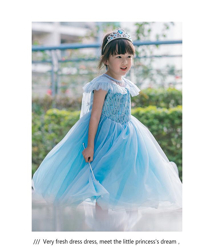 [HCM]ĐẦM CÔNG CHÚA ELSA CAO CẤP CHO BÉ