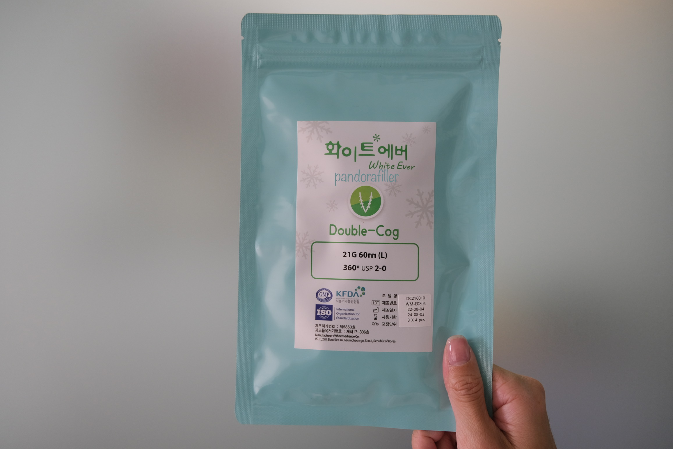 Chỉ nâng cơ mặt Double Cog White Medience gói 12 sợi