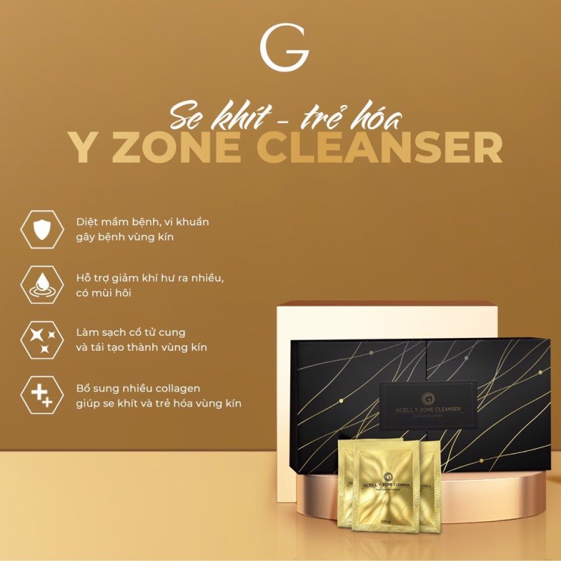 Viên đặt se khít Gcell Y Zone Cleanser 5 viên