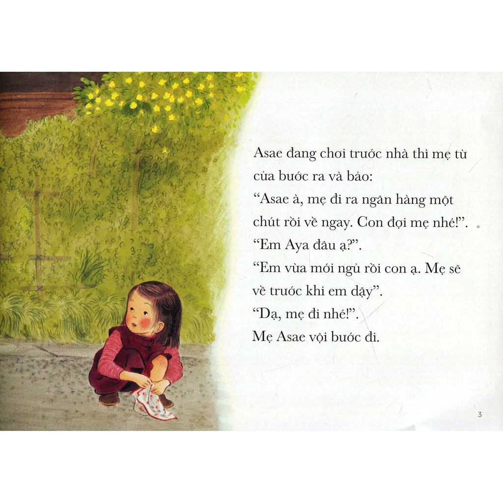 Sách - Ehon Nhật Bản - Asae Và Em Gái Bé Nhỏ