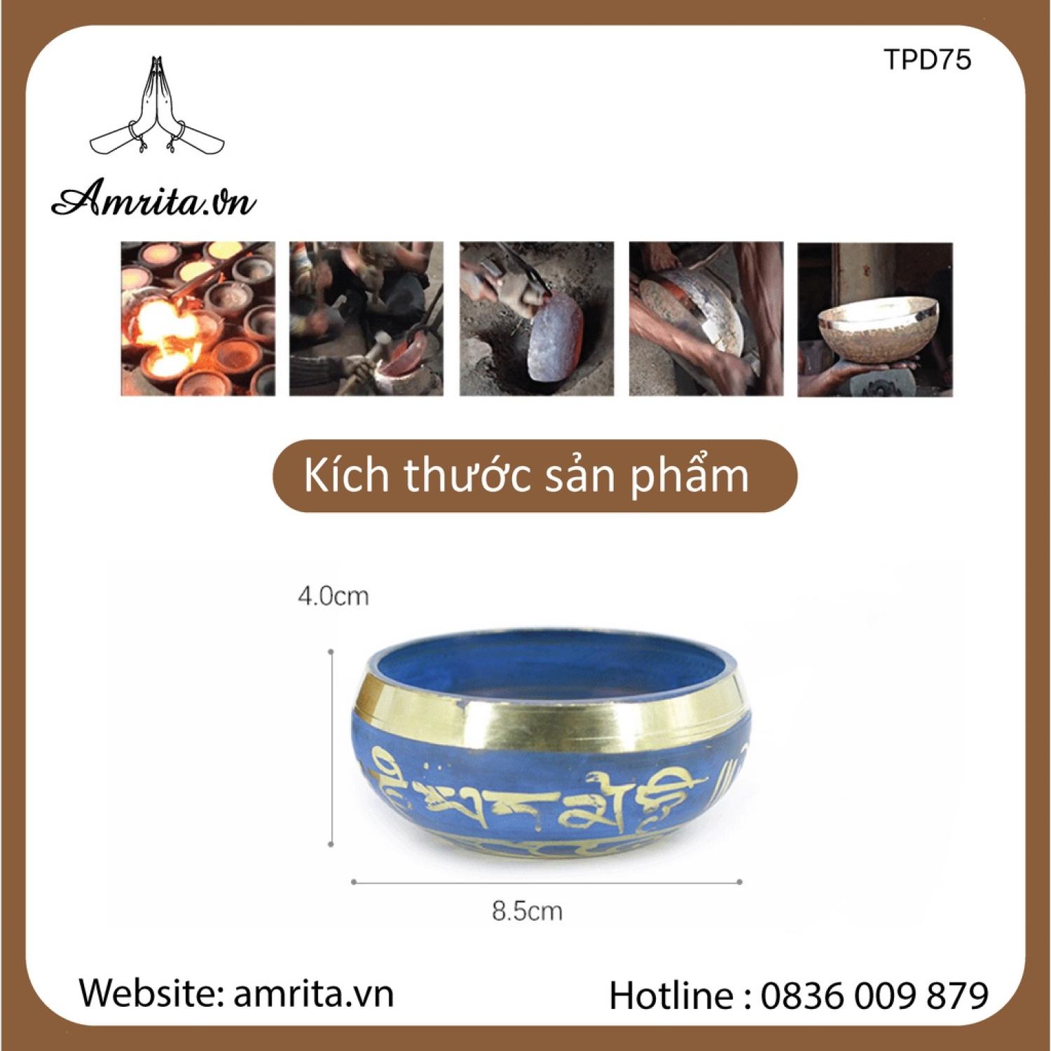 [giá sỉ]Chuông xoay Tây Tạng (Nepal) - Singing Bowl