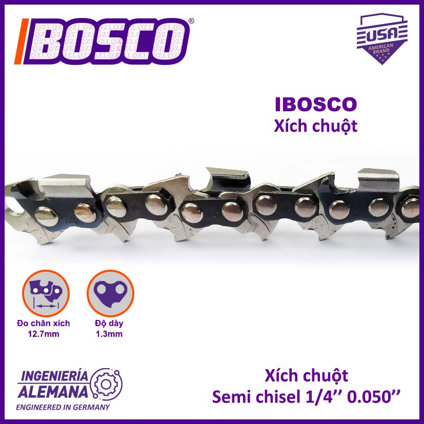 Xích chuột IBOSCO ( dành cho các loại máy bãi)
