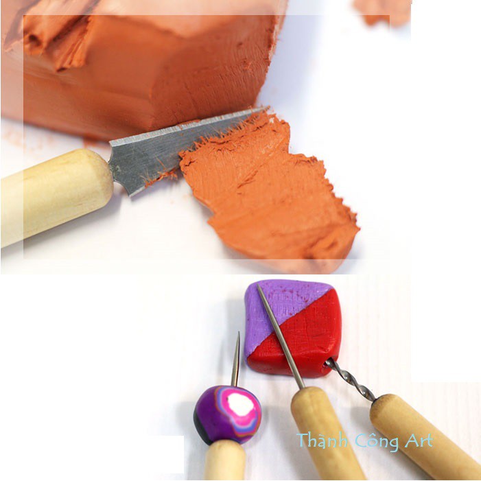[ Tc Art ] Bộ Dụng Cụ Điêu Khắc Đất Sét Mont Marte - Clay Tool Set 11Pc Mmsp0002