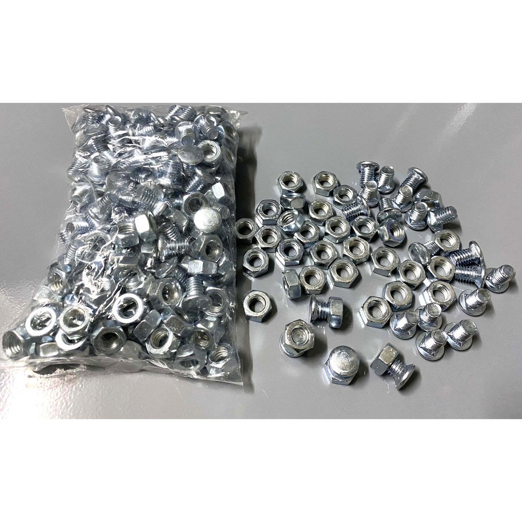 ( combo 50 con ốc -12mm) Ốc kệ sắt v lỗ đa năng