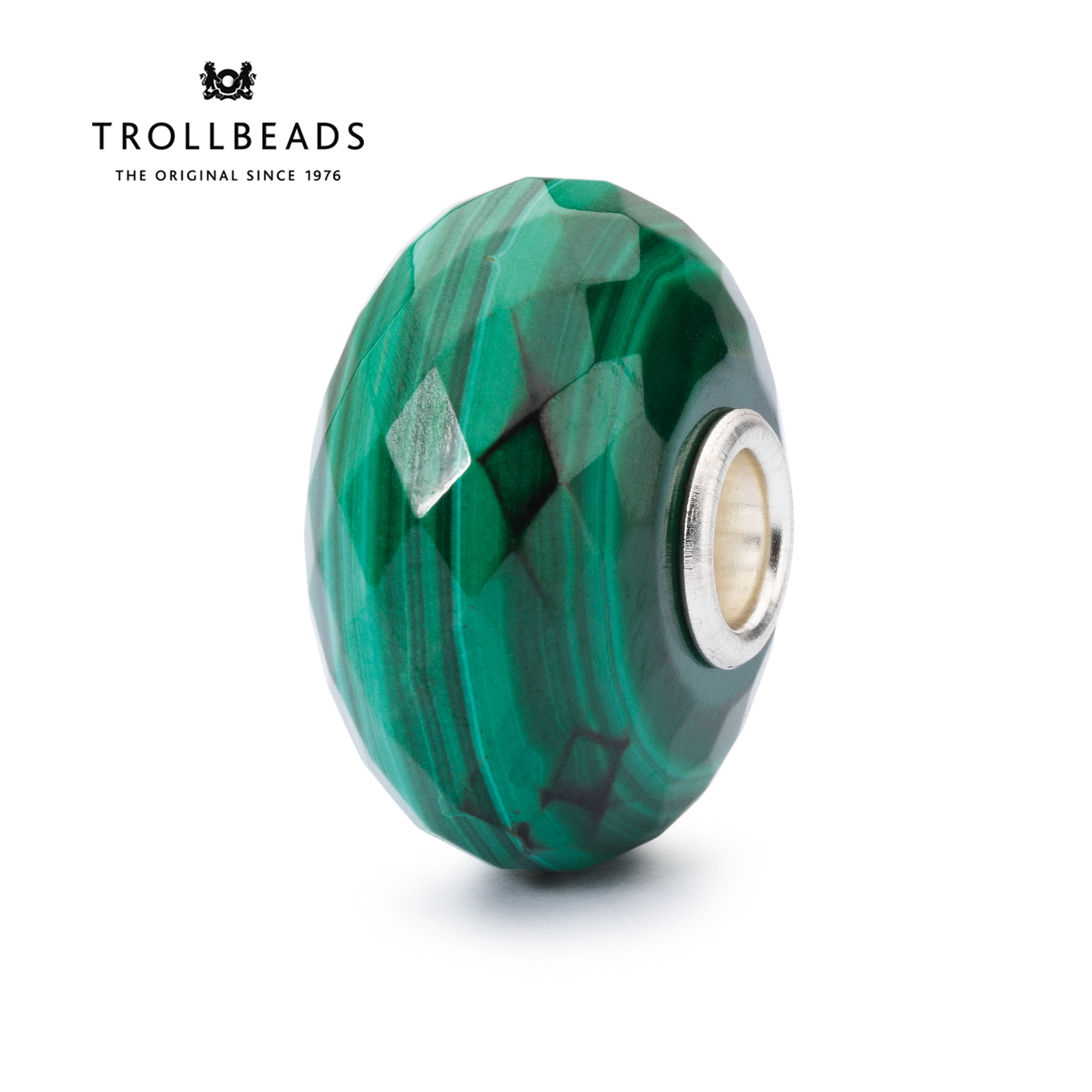 TROLLBEADS Đá Quý Tự Nhiên Malachite