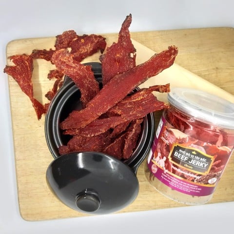 Beef Jerky Khô bò xông khói (Beef jerky dried beef bacon)