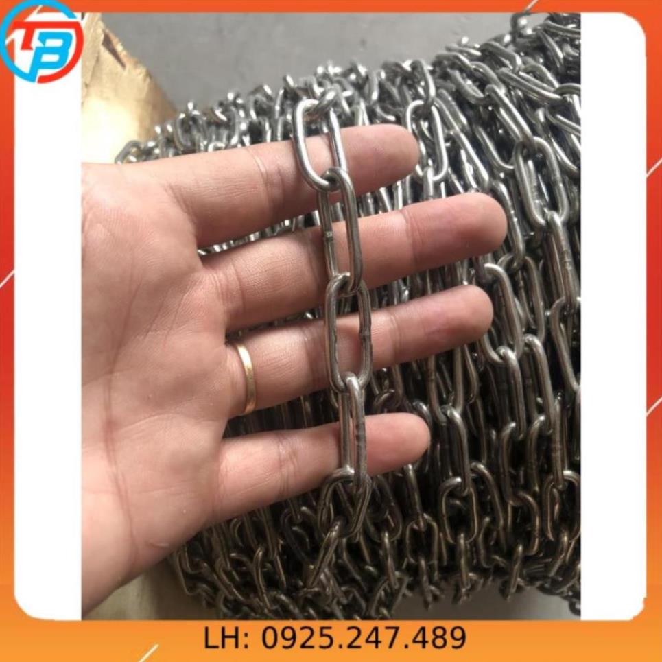 Dây xích INOX 304 Phi [ 4mm ] CÁP THÉP Thái Bình VinàN
