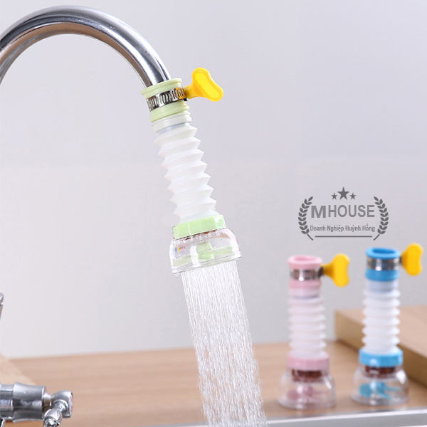 Đầu Vòi Rửa Chén Bát Xoay 360 độ Vòi Sen Nhựa