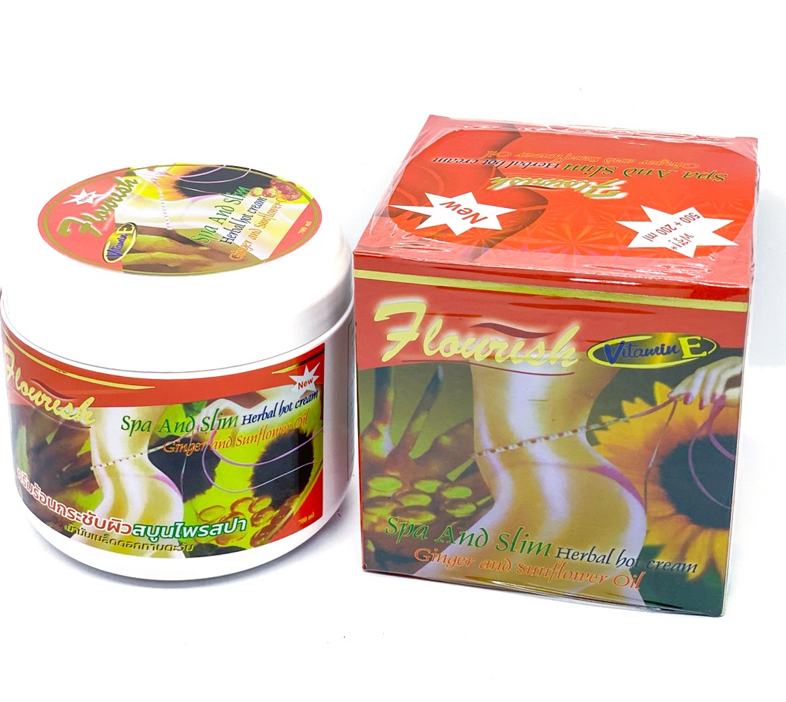 Kem tan mỡ bụng gừng ớt Flourish Thái Lan