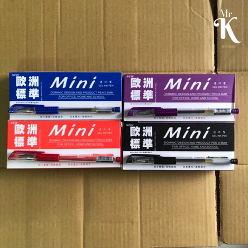 Hộp 12 cây bút gel mini