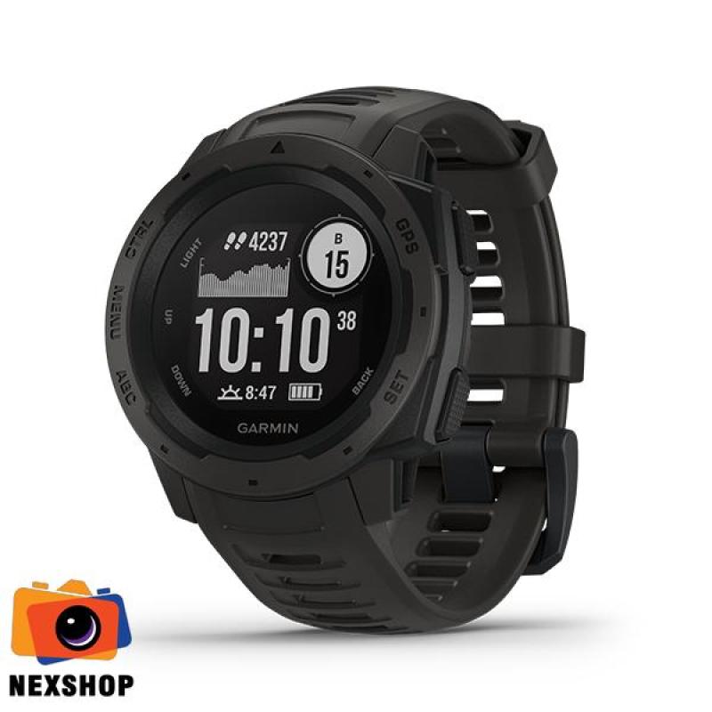 Đồng hồ thông minh Instinct GPS, Graphite, SEA ( Hàng FPT ) - Bảo hành 12 Tháng