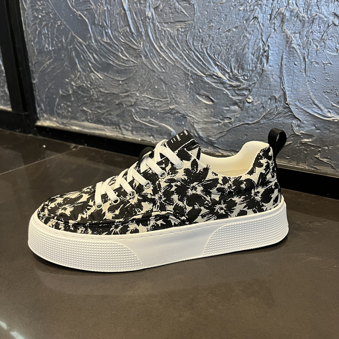 Giày Nam, Giày Sneaker Nam Vải Canvas Cao Cấp - fullbox