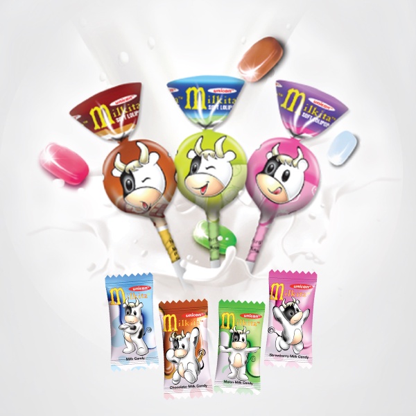 Kẹo sữa milkita túi 450g ( 50 que)