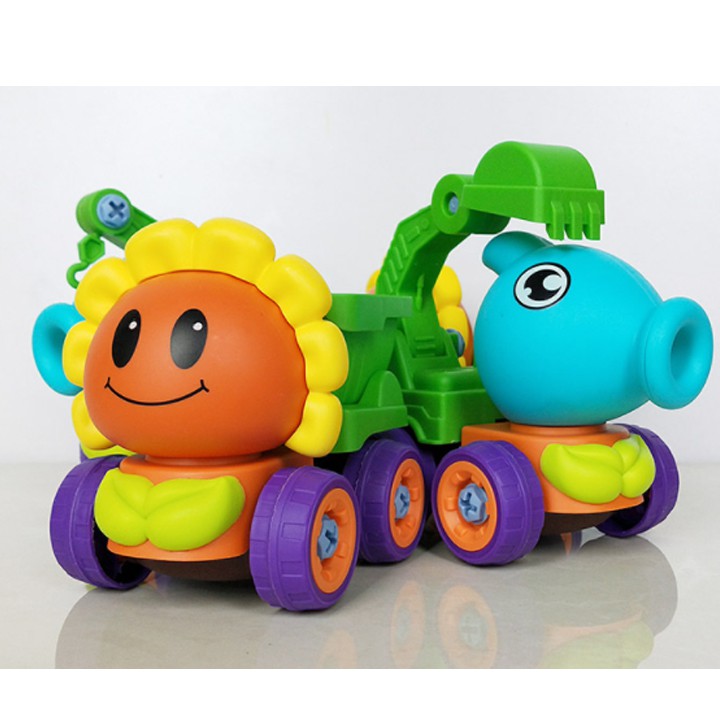 [HCM]Đồ Chơi xe Plants vs Zombie hoa quả nổi giận