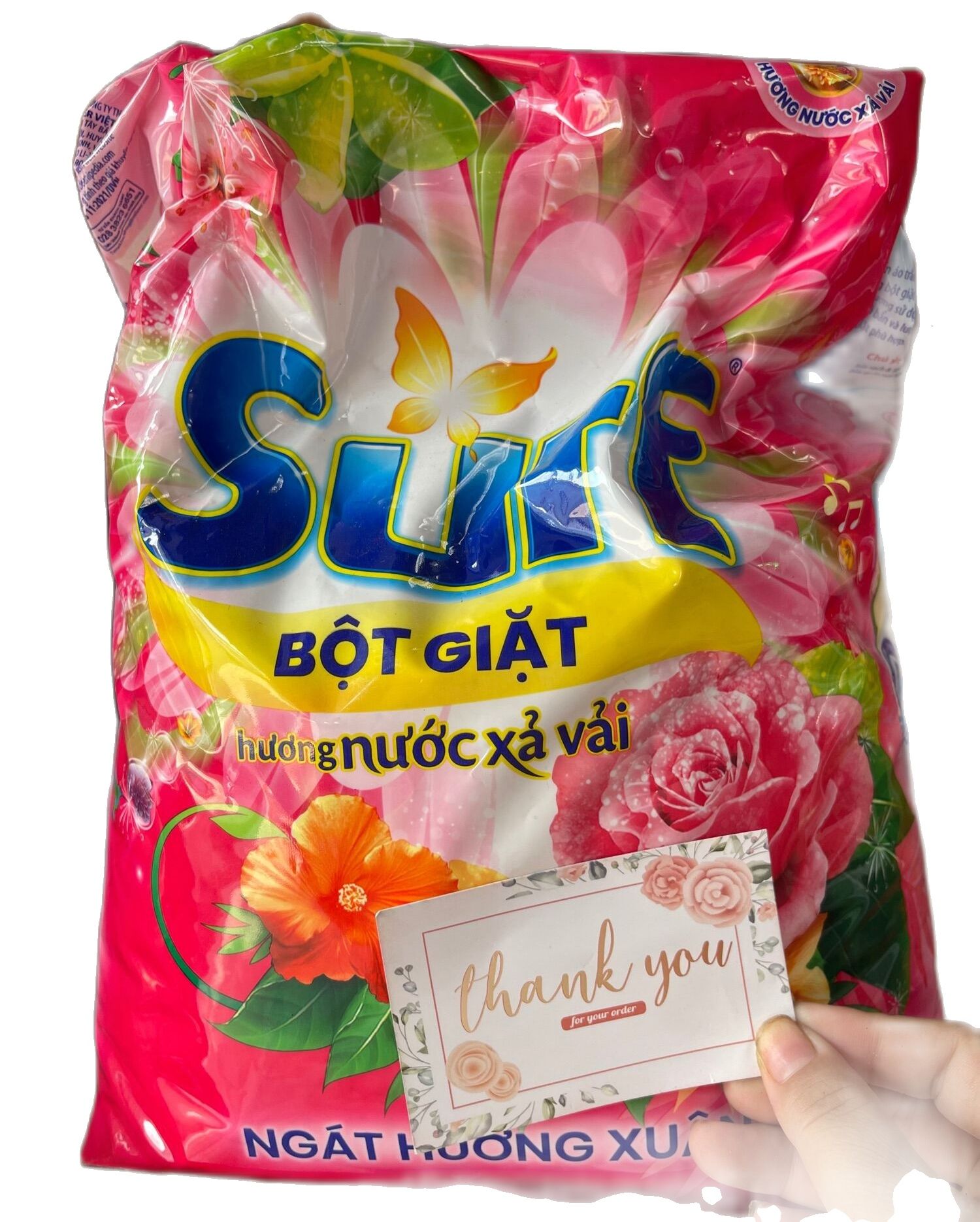 Bột giặt tay SURF hương nước hoa say đắm 5.8kg hàng giá mới
