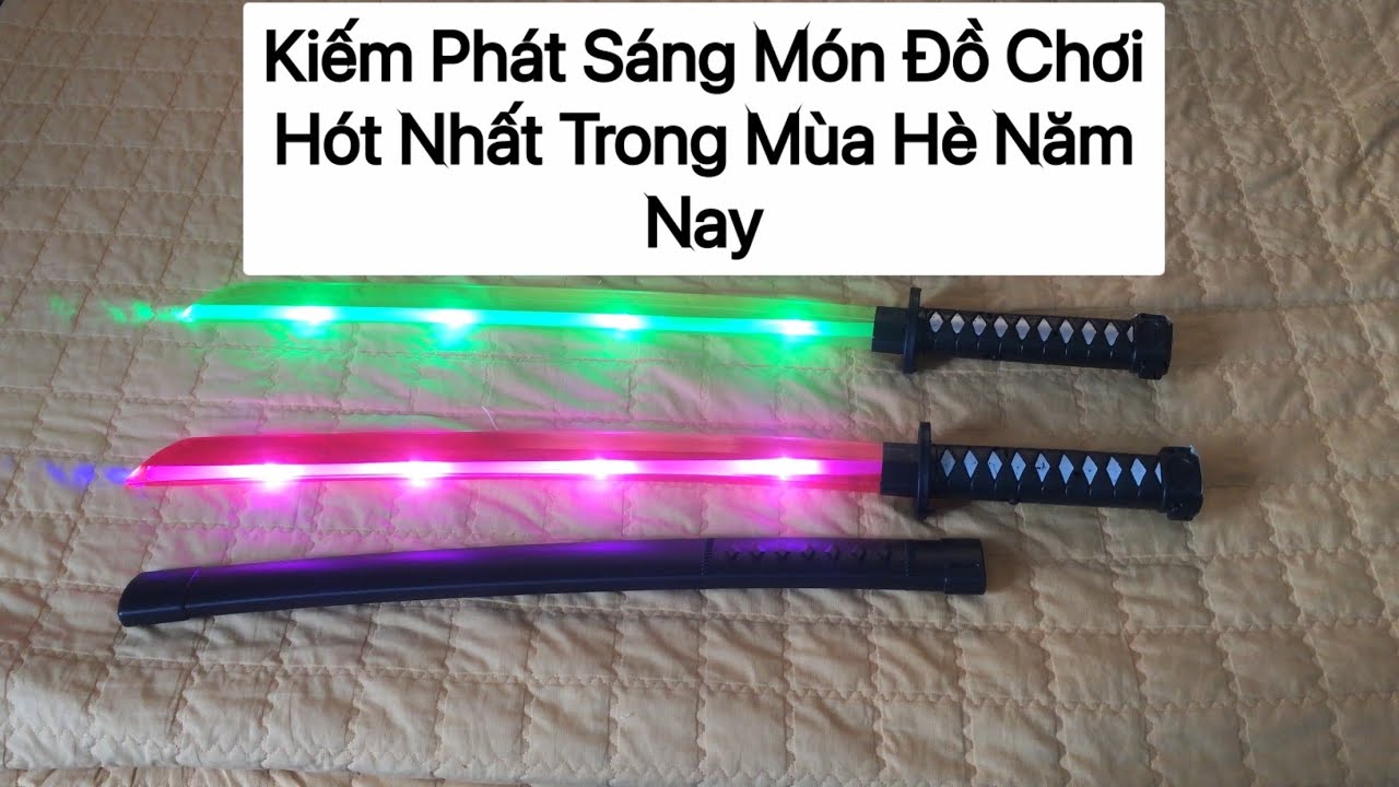 Đồ chơi Kiếm Nhật trẻ em Katana của Ninja PHÁT SÁNG đèn led CÓ NHẠC - kiếm nhật phát sáng - katana phát sáng - kiem phat sang giá rẻ - kiêm katana