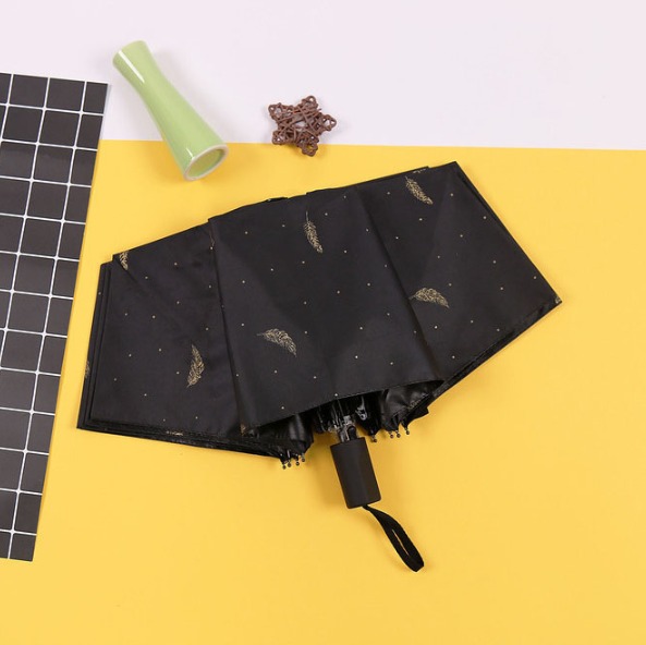 CÂY DÙ GẤP GỌN BRONZING FEATHERS, DÙ HÌNH GẤU DỄ THƯƠNG (Nhiều màu) - [Dù ô gấp đi mưa #Dù che nắng chống tia UV# Ô dù học sinh# Dù thời trang]