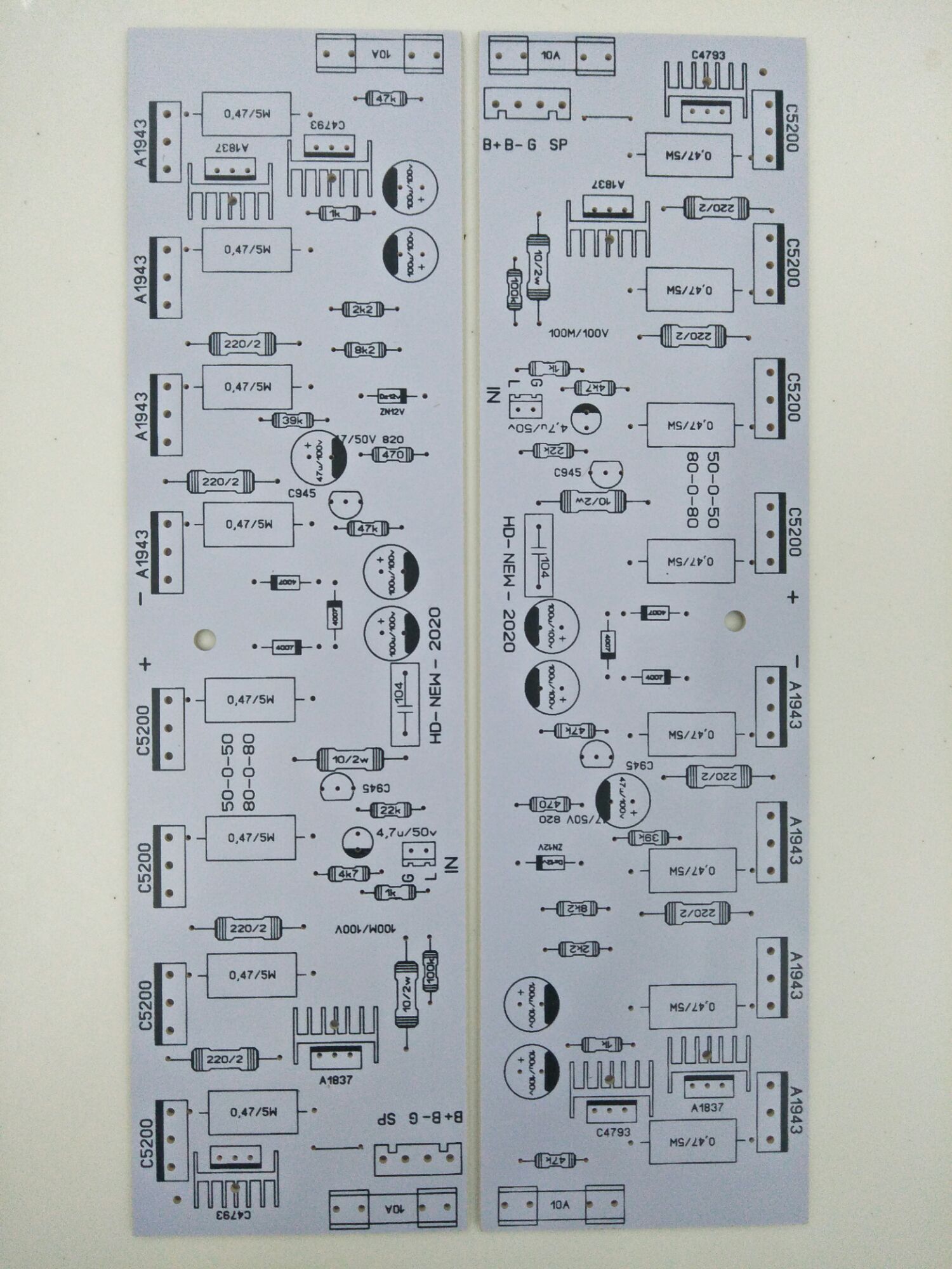 Pcb 8 sò 1 kênh sợi thuỷ tinh ( giá 1 pcb N)